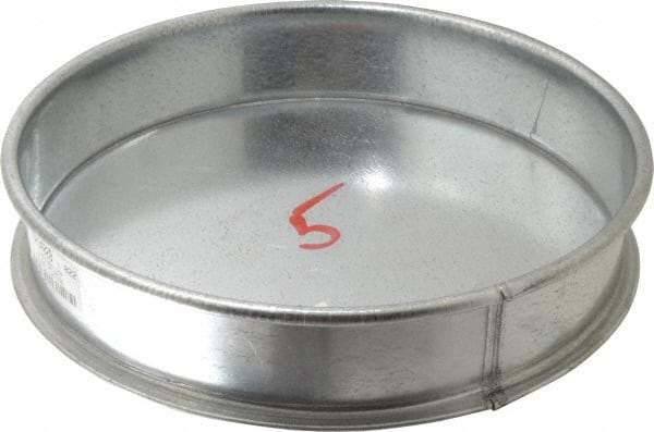 Made in USA - 10" ID Galvanized Duct End Cap - 2" Long, 22 Gage - Apex Tool & Supply