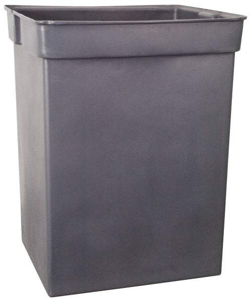 Rubbermaid - 42 Gal Rectangle Plastic Rigid Trash Can Liner - 23-1/4" Long x 20-1/4" Wide x 29" High, Compatible with Container Series Glutton - Apex Tool & Supply