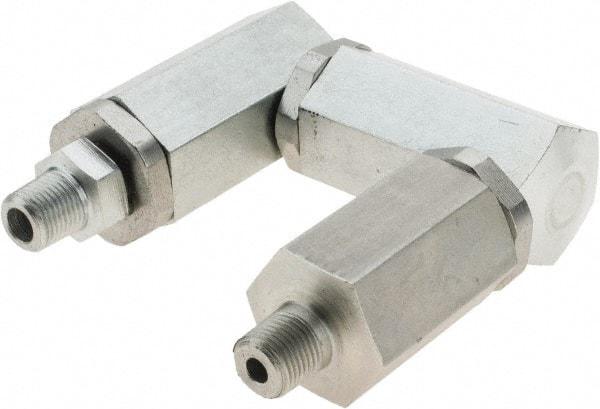 Alemite - 10,000 Operating psi, Steel Grease Gun Swivel - Apex Tool & Supply