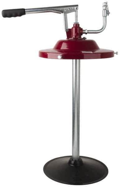 Alemite - Grease Lubrication Steel, Aluminum & Stainless Steel Lever Hand Pump - For 120 Lb Container - Apex Tool & Supply