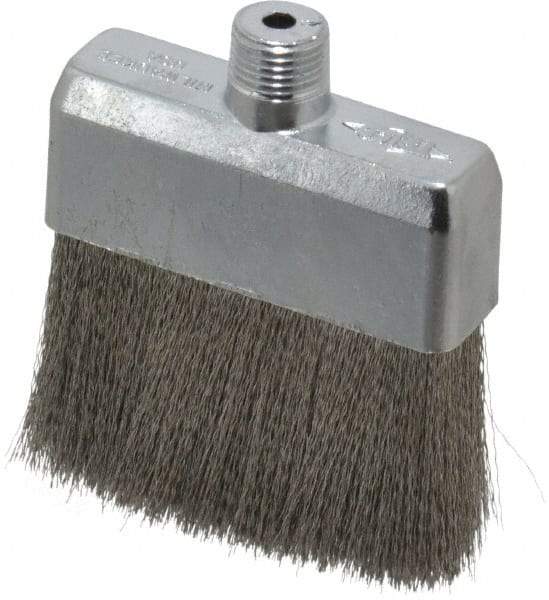 Trico - 2" Width/Diam, NPT Thread Oil Reservoir Lubrication Brushes - 160°F, 2-5/16" Length Under Mounting Thread, Straight Shank - Apex Tool & Supply