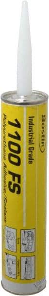 Bostik - 10.3 oz Cartridge Gray Urethane Joint Sealant - 180°F Max Operating Temp, Series 110FS - Apex Tool & Supply