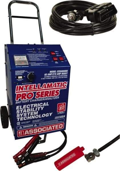 Associated Equipment - 12 Volt Automatic Charger/Maintainer - 60 Amps, 270 Starter Amps - Apex Tool & Supply
