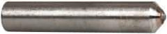 Made in USA - 1/4 Carat Single Point Diamond Dresser - 2" Long x 3/8" Shank Diam - Apex Tool & Supply