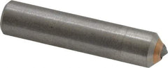 Made in USA - 3/4 Carat Single Point Diamond Dresser - 2" Long x 7/16" Shank Diam - Apex Tool & Supply