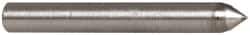 Made in USA - 1" Long x 1/8" Shank Diam Single Point Diamond Dresser - 75° Included Angle - Apex Tool & Supply