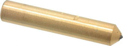 Norton - 1/4 Carat Single Point Diamond Dresser - 2" Long x 3/8" Shank Diam, Contains 3 Stones - Apex Tool & Supply