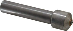 Made in USA - 1/2 Carat Single Point Diamond Dresser - 2" Long x 7/16" Shank Diam, 5/8" Diam x 5/8" Thick Head - Apex Tool & Supply