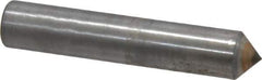 Made in USA - 1/4 Carat Single Pencil Point Diamond Dresser - 2" Long x 3/8" Shank Diam, 90° Included Angle - Apex Tool & Supply