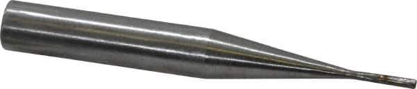 Made in USA - 3/64" Point Diam Rat Tail Radius Dresser - 3" Long x 3/8" Shank Diam - Apex Tool & Supply