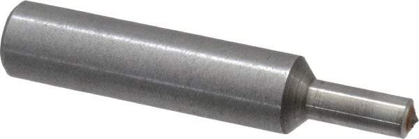 Made in USA - 0.025" Radius Single Point Diamond Dresser - 2" Long x 3/8" Shank Diam - Apex Tool & Supply