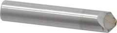Value Collection - 1/2 Carat Single Point Chisel Edge Diamond - 2" Long x 3/8" Shank Diam, 60° Included Angle - Apex Tool & Supply