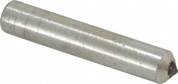 Norton - 1 Carat Single Point Diamond Dresser - 2" Long x 3/8" Shank Diam, 60° Included Angle - Apex Tool & Supply