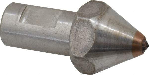 Norton - 1/3 Carat Single Point Diamond Dresser - 1-7/16" Long x 7/16" Shank Diam, 60° Included Angle - Apex Tool & Supply