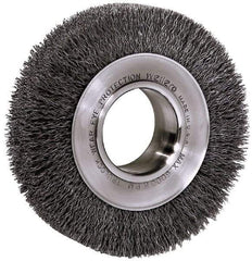 Baldor - 8" OD, 3/4" Arbor Hole, Crimped Wheel Brush - 3/4" Arbor Hole - Apex Tool & Supply