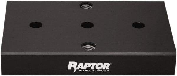Raptor Workholding - 2-1/4" Jaw Width, 1" High x 6-1/2" Long x 1" Wide Riser - For Use with 4 & 5 Axis Workholding Systems - Apex Tool & Supply