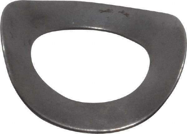 Gardner Spring - 1/4" Bolt, 0.265" ID, Grade 1074 Steel, Curved Disc Spring - 0.49" OD, 0.091" High, 0.008" Thick - Apex Tool & Supply