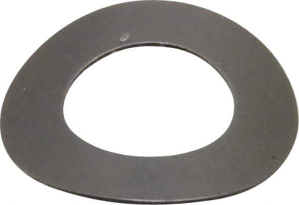 Gardner Spring - 1/4" Bolt, 0.265" ID, Grade 1074 Steel, Curved Disc Spring - 0.49" OD, 1/16" High, 0.011" Thick - Apex Tool & Supply