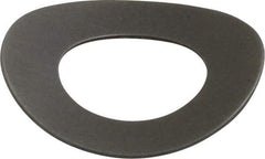 Gardner Spring - 3/8" Bolt, 0.395" ID, Grade 1074 Steel, Curved Disc Spring - 0.735" OD, 0.086" High, 0.016" Thick - Apex Tool & Supply