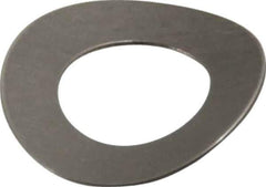 Gardner Spring - #10 Bolt, 0.2" ID, Grade 301 Stainless Steel, Curved Disc Spring - 0.37" OD, 0.047" High, 0.009" Thick - Apex Tool & Supply