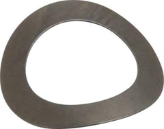 Gardner Spring - 1/4" Bolt, 0.269" ID, Grade 301 Stainless Steel, Curved Disc Spring - 0.423" OD, 0.07" High, 0.007" Thick - Apex Tool & Supply