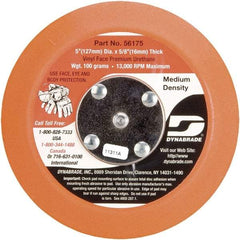 Dynabrade - 5" Diam Adhesive/PSA Disc Backing Pad - Medium Density, 13,000 RPM - Apex Tool & Supply