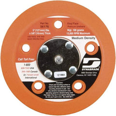 Dynabrade - 5" Diam Adhesive/PSA Disc Backing Pad - Medium Density, 13,000 RPM - Apex Tool & Supply