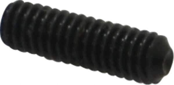 Value Collection - #4-48 UNF, 3/8" OAL, Cup Point Set Screw - Alloy Steel, 0.05" Key - Apex Tool & Supply
