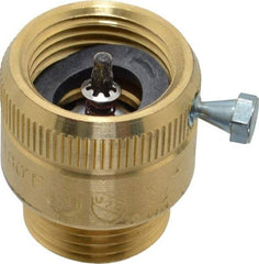 Watts - 125 Max psi, Brass, Hose Connection Vacuum Breaker - EPDM Seal, Stainless Steel Spring, FIP X Hose End Connections - Apex Tool & Supply