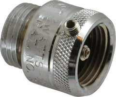 Watts - 125 Max psi, Chrome Plated Brass, Hose Connection Vacuum Breaker - EPDM Seal, Stainless Steel Spring, FIP X Hose End Connections - Apex Tool & Supply