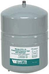 Watts - 3.0 Gallon Capacity, 6 Gallon Tank, 11-3/8 Inch Diameter, 17-3/16 Inch High, 1/2 Inch Port, Expansion Tank - Steel, Polymer Coating - Apex Tool & Supply