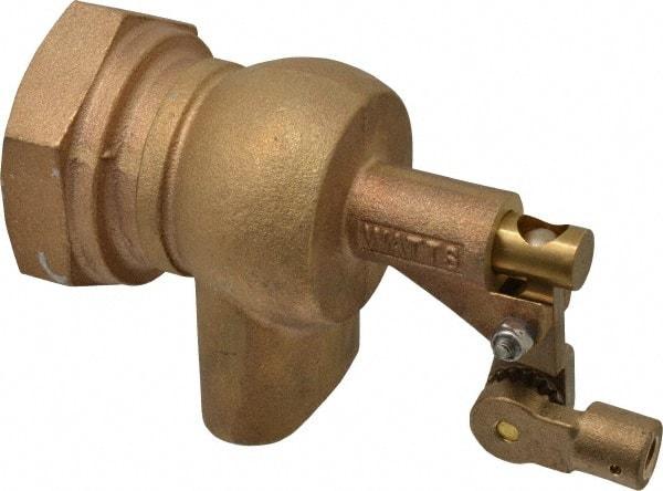 Watts - 2" Pipe, Bronze, Mechanical Float Valve - 165 psi, FPT x OVAL End Connections - Apex Tool & Supply