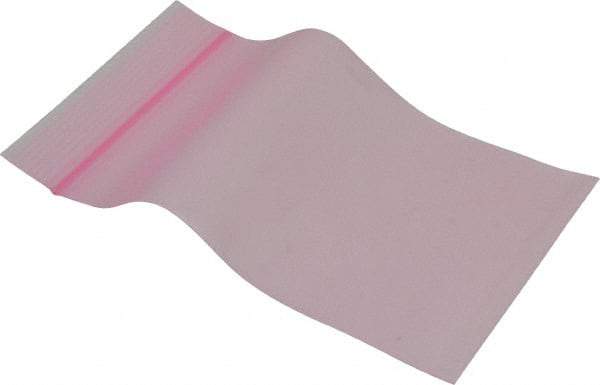 Value Collection - 5" Long x 3" Wide, 4 mil Thick, Self Seal Antistatic Poly Bag - Heavy-Duty Grade - Apex Tool & Supply