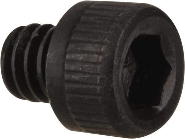 Value Collection - #4-48 UNF Hex Socket Drive, Socket Cap Screw - Alloy Steel, Black Oxide Finish, Fully Threaded, 1/8" Length Under Head - Apex Tool & Supply