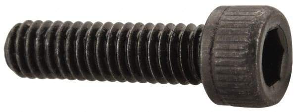 Value Collection - #4-48 UNF Hex Socket Drive, Socket Cap Screw - Alloy Steel, Black Oxide Finish, Fully Threaded, 7/16" Length Under Head - Apex Tool & Supply