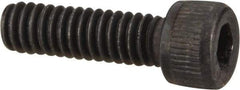 Value Collection - #5-40 UNC Hex Socket Drive, Socket Cap Screw - Alloy Steel, Black Oxide Finish, Fully Threaded, 7/16" Length Under Head - Apex Tool & Supply