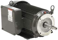US Motors - 7-1/2 hp, TEFC Enclosure, 1,725 RPM, 230 Volt, 60 Hz, Industrial Electric AC/DC Motor - Size 215 Frame, Horizontal-Footed Mount, 1 Speed, Ball Bearings, 33.5 Full Load Amps, F Class Insulation - Apex Tool & Supply