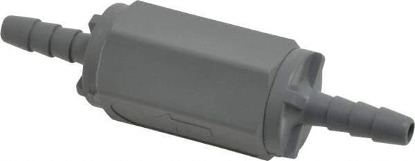 Specialty Mfr - 1/4" PVC Check Valve - Inline, Barb x Barb, 125 WOG - Apex Tool & Supply