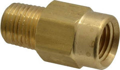 Specialty Mfr - 1/4" Brass Check Valve - Inline, FNPT x MNPT, 500 WOG - Apex Tool & Supply
