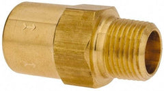 Specialty Mfr - 3/8" Brass Check Valve - Inline, FNPT x MNPT, 500 WOG - Apex Tool & Supply