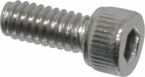 Value Collection - #5-40 UNC Hex Socket Drive, Socket Cap Screw - Grade 18-8 & Austenitic A2 Stainless Steel, Fully Threaded, 5/16" Length Under Head - Apex Tool & Supply