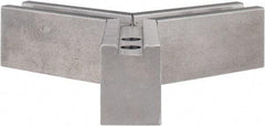 Abbott Workholding Products - 10" & Up Chuck Capacity, 1.5mm x 60° Serrated Attachment, Square Soft Lathe Chuck Jaw - 3 Jaws, Steel, 1.1811" Btw Mount Hole Ctrs, 4-1/2" Long x 1-1/2" Wide x 2" High, 0.6299" Groove, 0.4724" & 12mm Fastener - Apex Tool & Supply