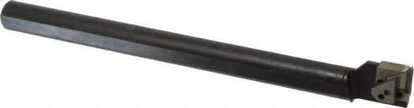 APT - 1-1/16" Min Bore Diam, 10" OAL, 3/4" Shank Diam, Indexable Boring Bar - TPG Insert, Screw or Clamp Holding Method - Apex Tool & Supply
