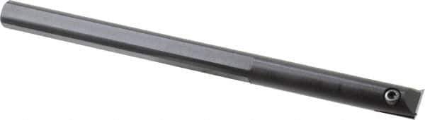 APT - 11/16" Min Bore Diam, 9" OAL, 5/8" Shank Diam, Indexable Boring Bar - TPG 321 Insert, Screw Holding Method - Apex Tool & Supply