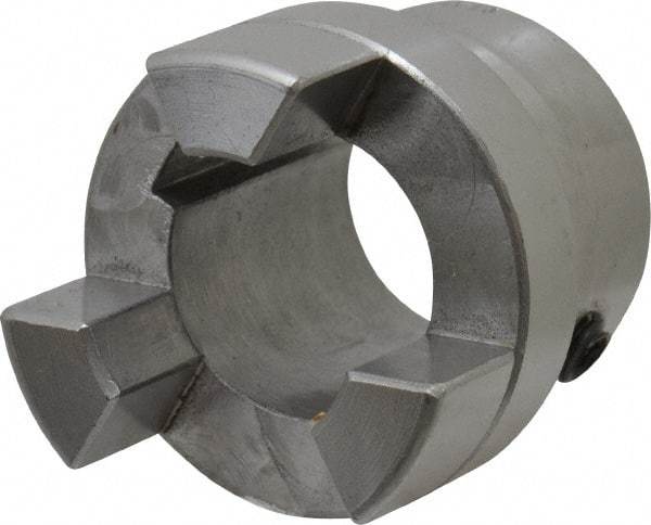 Boston Gear - 7/8" Max Bore Diam, FC15 Coupling Size, Flexible Half Coupling - 1-1/2" OD, 2.76" OAL, Steel - Apex Tool & Supply