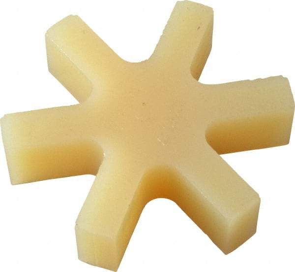 Boston Gear - 1-3/8" Max Bore Diam, FC25 Coupling Size, Flexible 3-Jaw Insert Coupling - 2-1/2" OD, Polyurethane, Order 2 Hubs & 1 Insert for Complete Coupling - Apex Tool & Supply