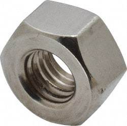 Value Collection - 1/2-13 UNC Stainless Steel Right Hand Heavy Hex Nut - 7/8" Across Flats, 31/64" High, Uncoated - Apex Tool & Supply