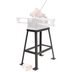 Rothenberger - 5/8" to 4-1/2" Pipe Capacity, Stationary Pipe Stand with Stationary Head - 30" High, 150 Lb Capacity - Apex Tool & Supply