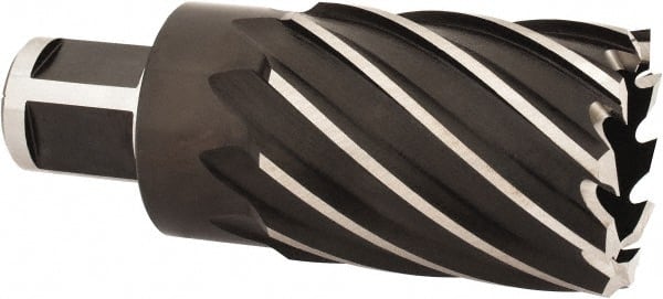 Milwaukee Tool - 1-3/8" Diam x 2" Deep High Speed Steel Annular Cutter - Apex Tool & Supply