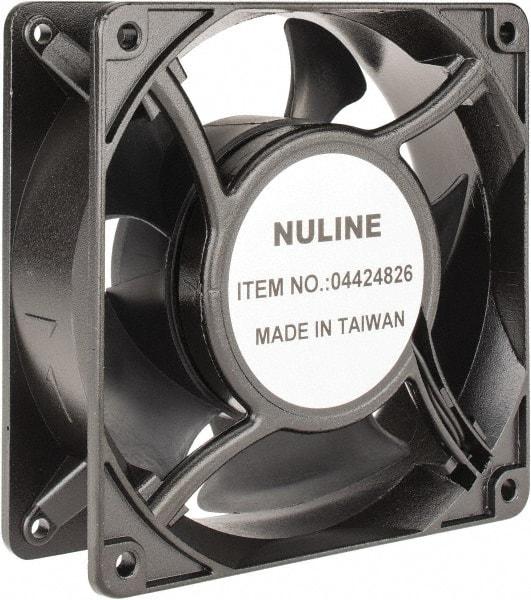 Value Collection - 115 Volts, AC, 105 CFM, Square Tube Axial Fan - 0.25 Amp Rating, 2,600 to 3,100 RPM, 4.7" High x 4.7" Wide x 1-1/2" Deep - Apex Tool & Supply